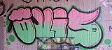 Graffitis und Wandbilder
