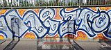 Graffitis und Wandbilder