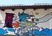 Graffitis und Wandbilder