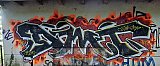 Graffitis und Wandbilder