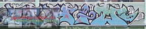 Graffitis und Wandbilder