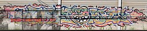 Graffitis und Wandbilder