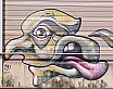 Graffitis und Wandbilder