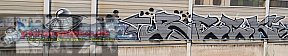 Graffitis und Wandbilder