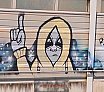 Graffitis und Wandbilder