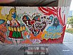 Graffitis und Wandbilder