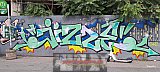Graffitis und Wandbilder